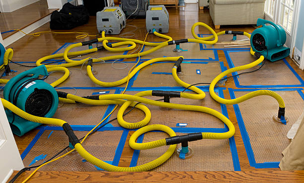 Professional Storm Water Damage Restoration technician working in Wilmington, MA